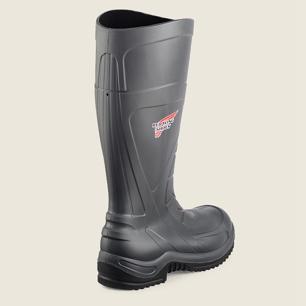 Safety Støvler Herre - Red Wing Injex™ - 17-Inch Waterproof Toe Pull-On - Grå - FUXMBL-176